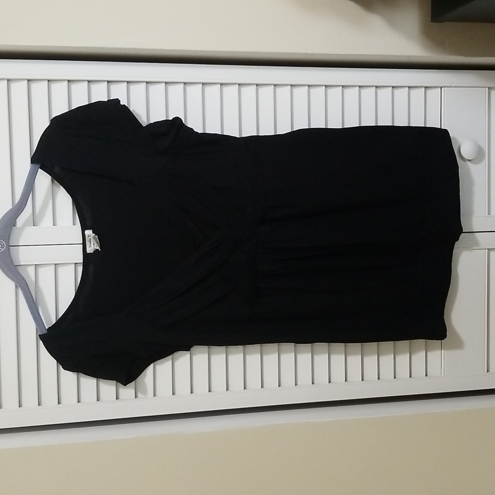 Black Cap sleeve blouse